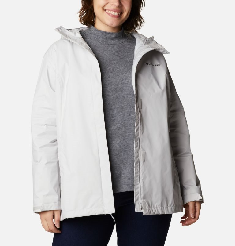 Women's Columbia Arcadia II Jackets White | Plus Size CA-W8A54